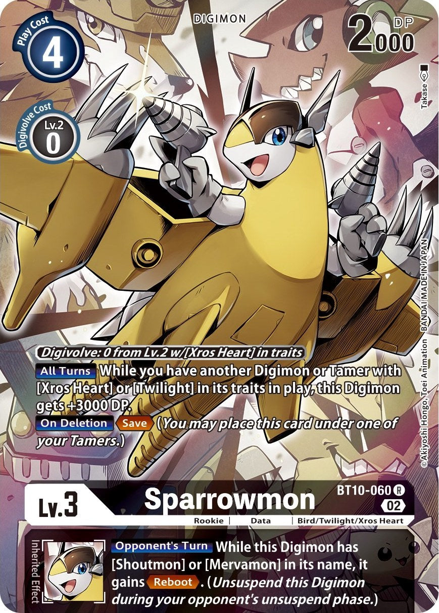 Sparrowmon [BT10-060] (Alternate Art) [Xros Encounter] | The Gaming-Verse