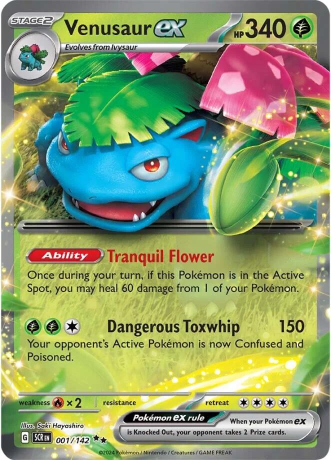 Venusaur ex (001/142) [Scarlet & Violet: Stellar Crown] | The Gaming-Verse