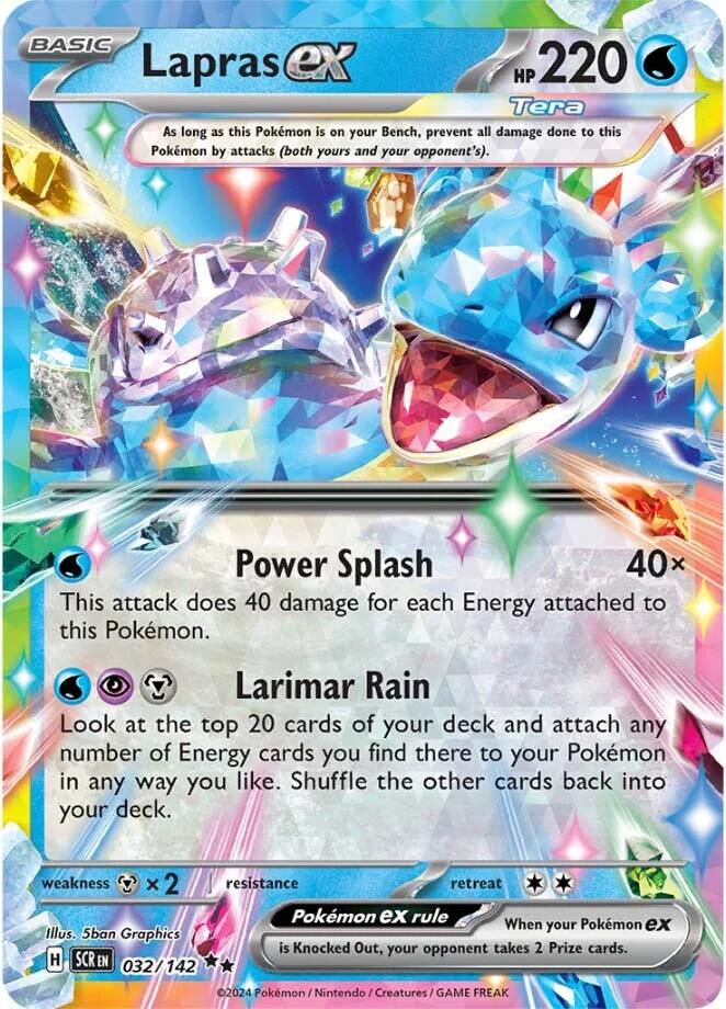 Lapras ex (032/142) [Scarlet & Violet: Stellar Crown] | The Gaming-Verse