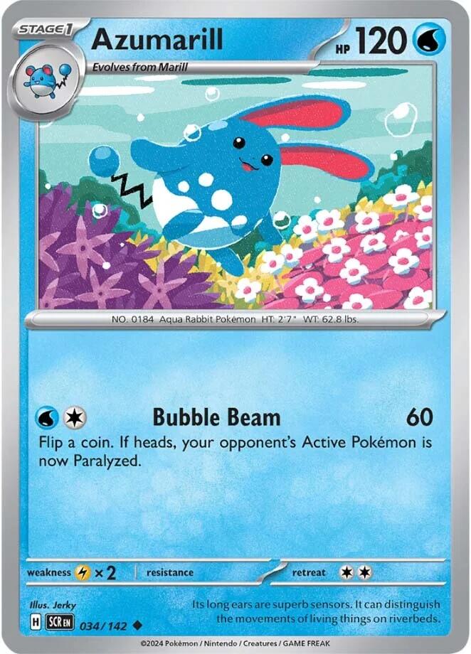 Azumarill (034/142) [Scarlet & Violet: Stellar Crown] | The Gaming-Verse