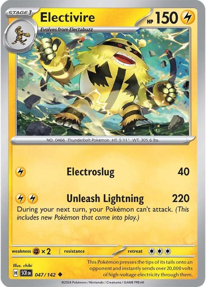 Electivire (047/142) [Scarlet & Violet: Stellar Crown] | The Gaming-Verse