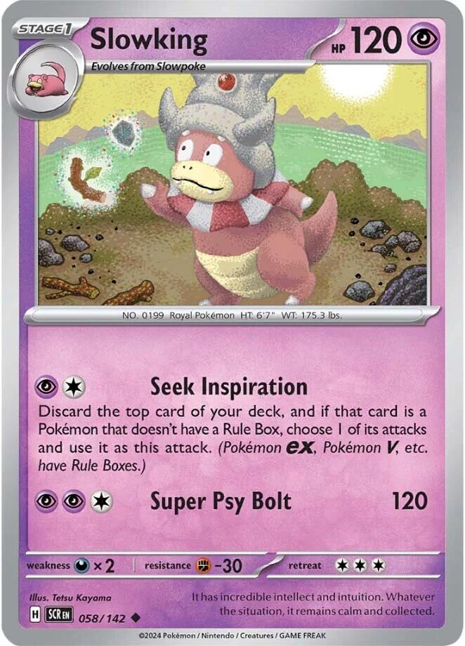 Slowking (058/142) [Scarlet & Violet: Stellar Crown] | The Gaming-Verse