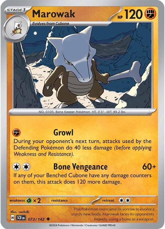 Marowak (073/142) [Scarlet & Violet: Stellar Crown] | The Gaming-Verse