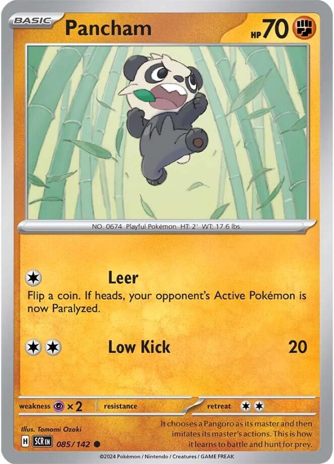 Pancham (085/142) [Scarlet & Violet: Stellar Crown] | The Gaming-Verse