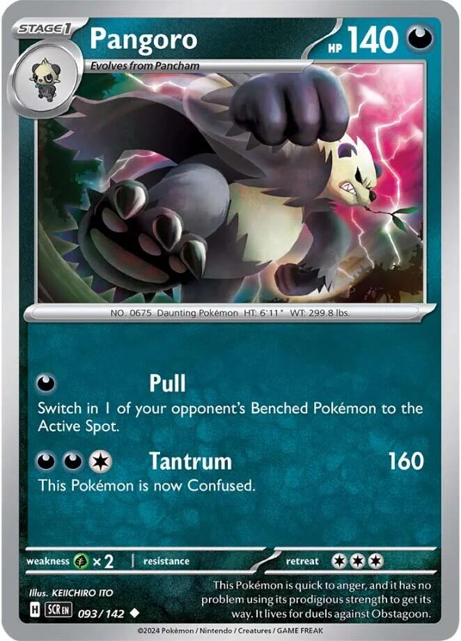 Pangoro (093/142) [Scarlet & Violet: Stellar Crown] | The Gaming-Verse