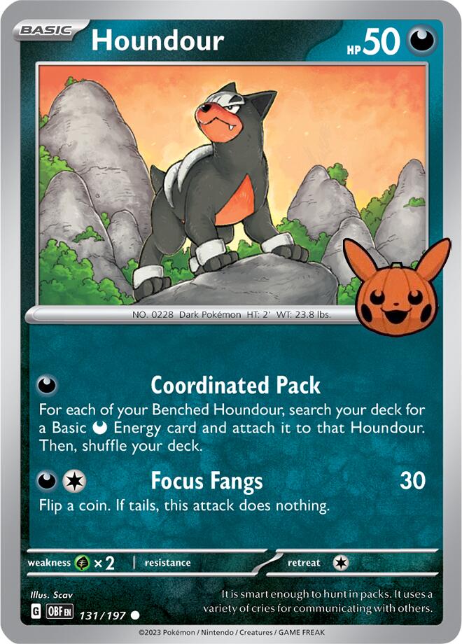 Houndour (131/197) [Trick or Trade 2024] | The Gaming-Verse