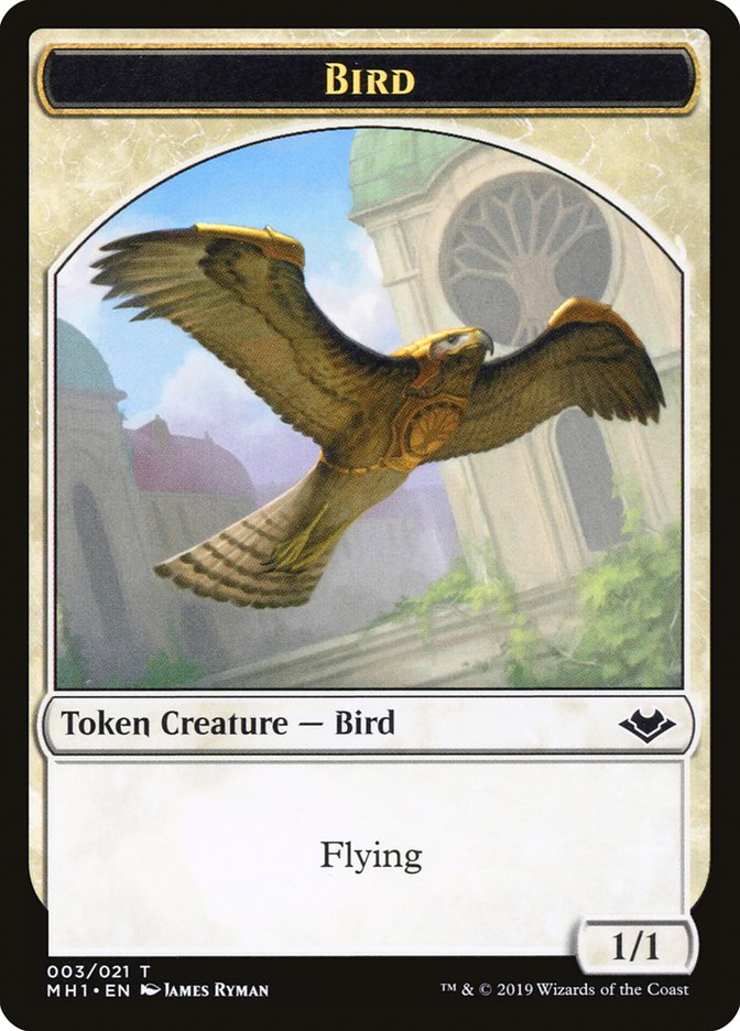 Bird (003) // Rhino (013) Double-Sided Token [Modern Horizons Tokens] | The Gaming-Verse