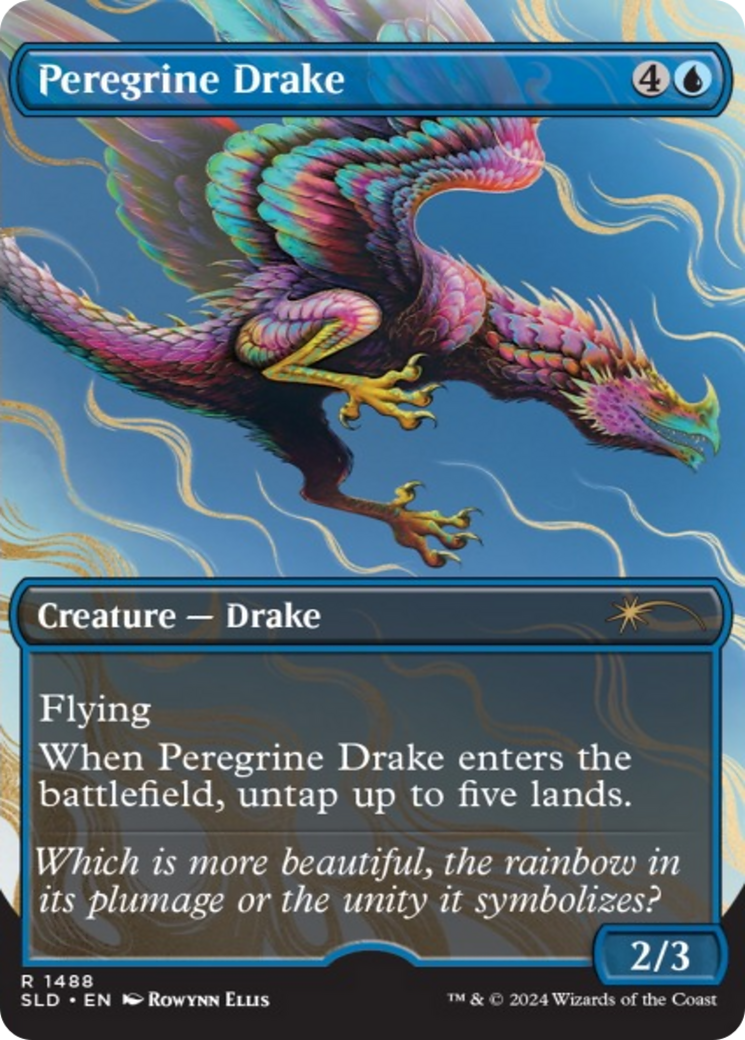 Peregrine Drake (Rainbow Foil) [Secret Lair Drop Series] | The Gaming-Verse