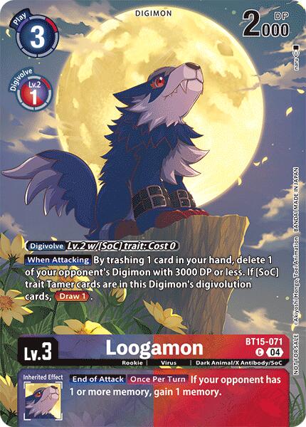 Loogamon [BT14-071] (Legend Pack 2024) [Blast Ace] | The Gaming-Verse