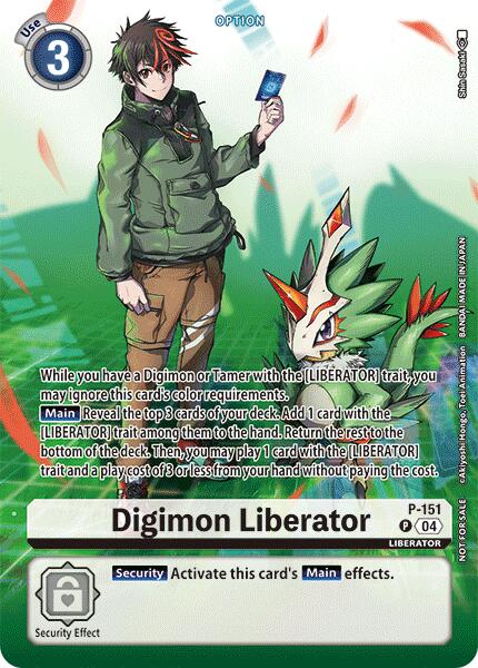 Digimon Liberator [P-151] - P-151 (Legend Pack 2024) [Digimon Promotion Cards] | The Gaming-Verse