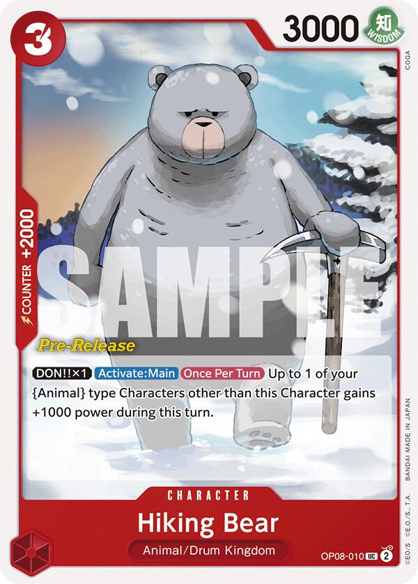 Hiking Bear [Two Legends Pre-Release Cards] | The Gaming-Verse