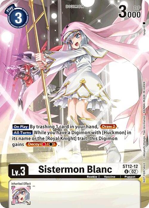 Sistermon Blanc [ST12-12] (Event Pack 7) [Starter Deck: Jesmon] | The Gaming-Verse