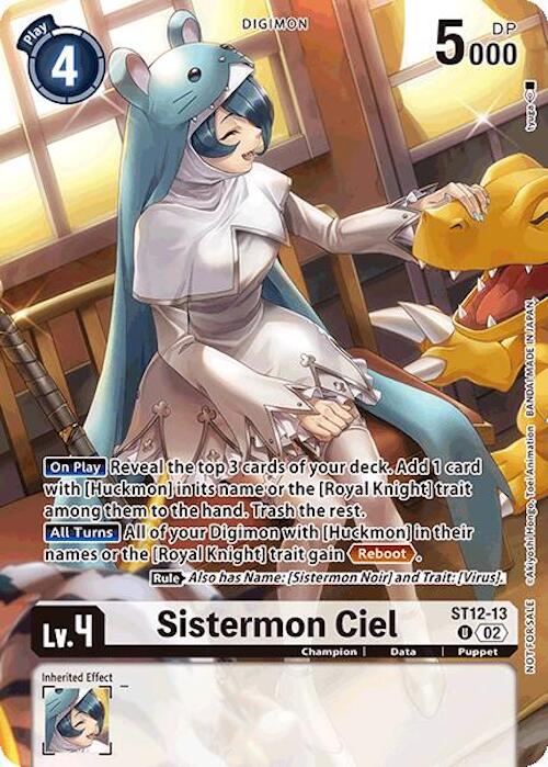 Sistermon Ciel [ST12-13] (Event Pack 7) [Starter Deck: Jesmon] | The Gaming-Verse