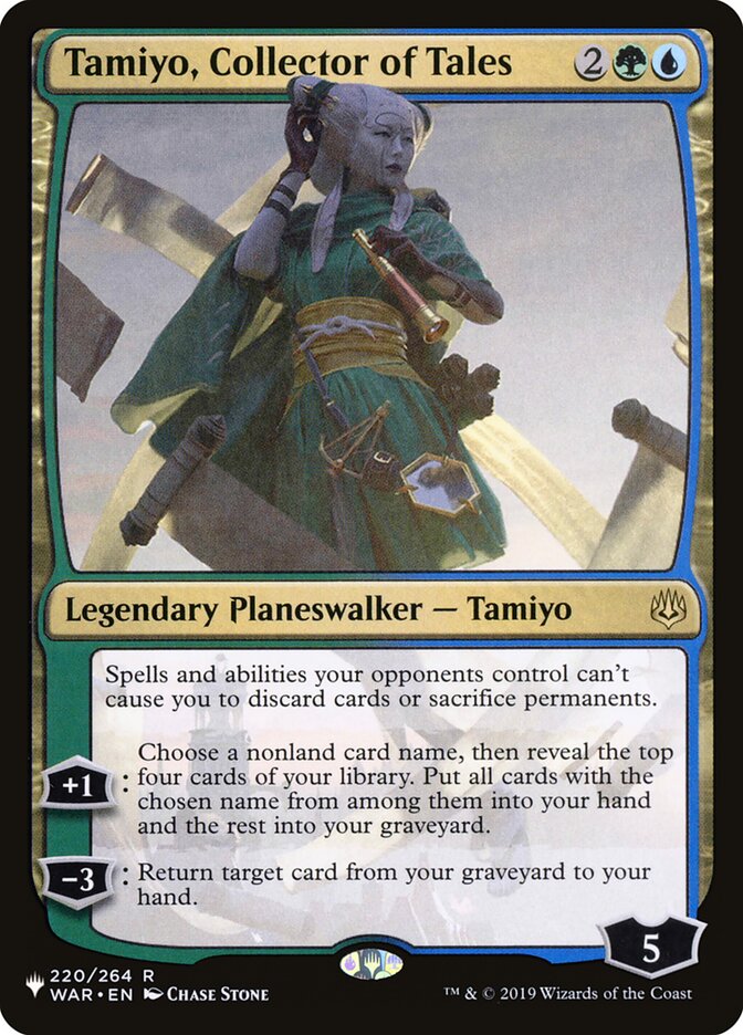 Tamiyo, Collector of Tales [The List] | The Gaming-Verse