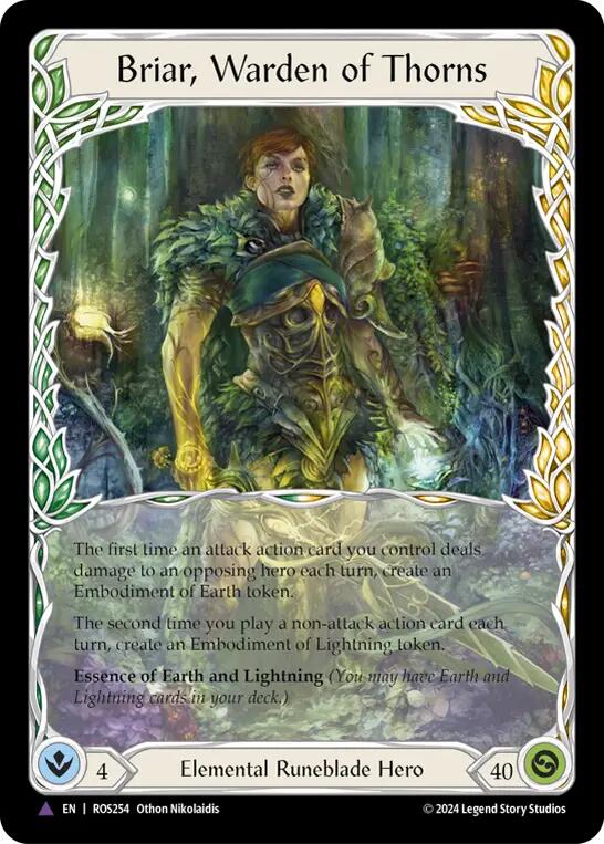 Briar, Warden of Thorns (Marvel) [ROS254] (Rosetta)  Cold Foil | The Gaming-Verse