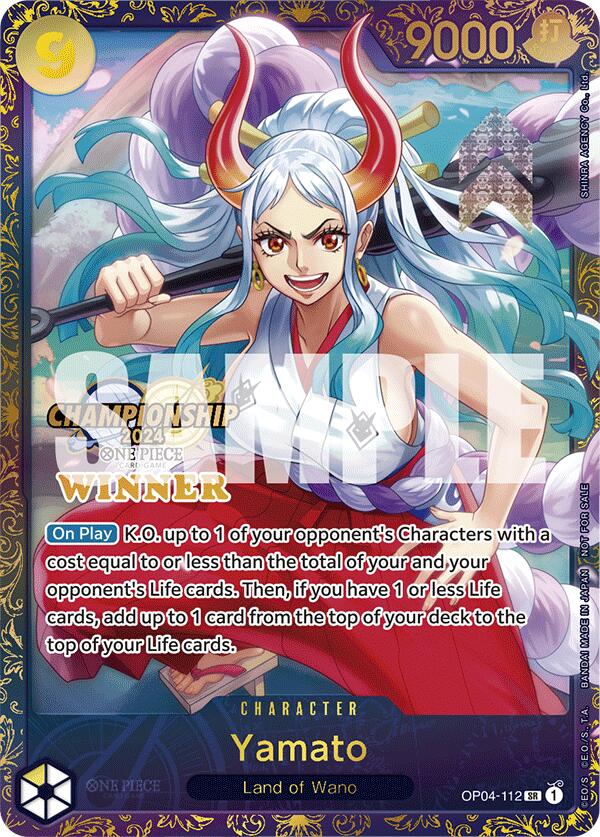 Yamato (Championship 2024 Finals Winner) [One Piece Promotion Cards] | The Gaming-Verse