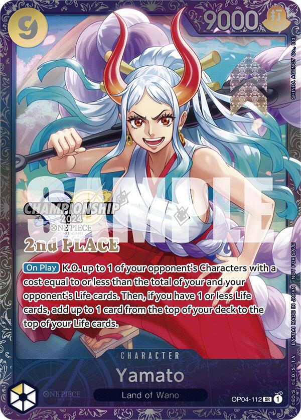 Yamato (Championship 2024 Finals 2nd Place) [One Piece Promotion Cards] | The Gaming-Verse