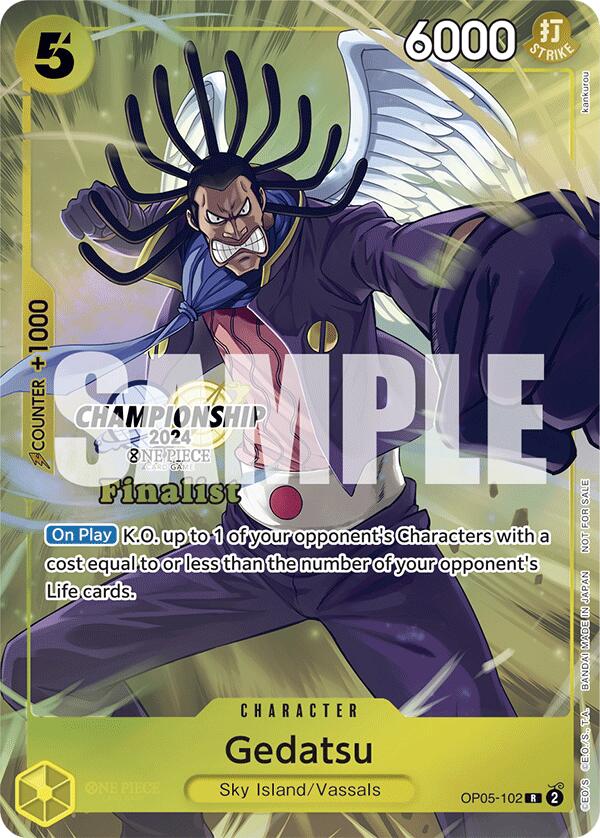 Gedatsu (Championship 2024 Finalist Card Set) [One Piece Promotion Cards] | The Gaming-Verse