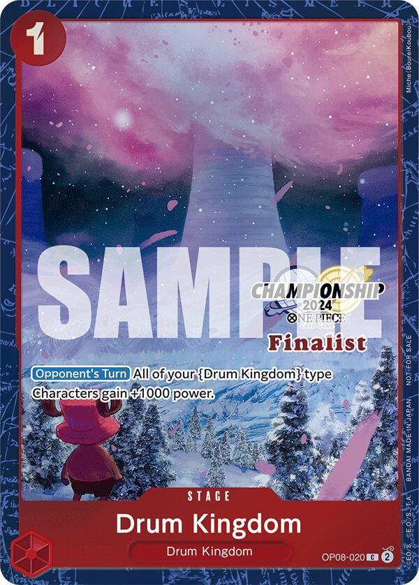 Drum Kingdom (Championship 2024 Finalist Card Set) [One Piece Promotion Cards] | The Gaming-Verse