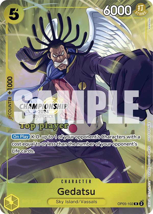 Gedatsu (Championship 2024 Top Player Pack) [One Piece Promotion Cards] | The Gaming-Verse