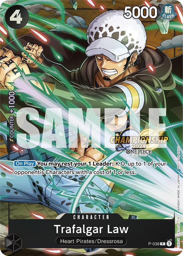 Trafalgar Law (P-038) (CS 2024 Event Pack) [One Piece Promotion Cards] | The Gaming-Verse