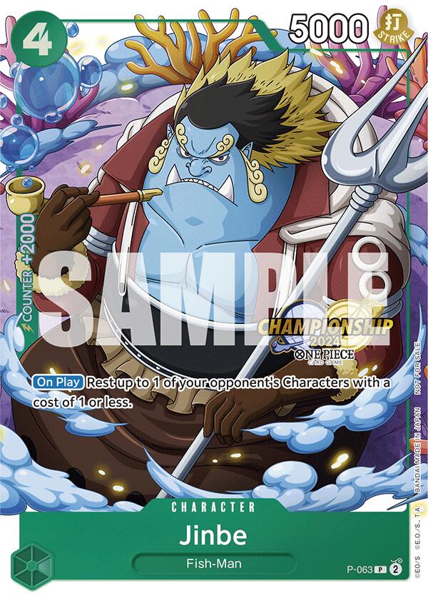 Jinbe (CS 2024 Event Pack) [One Piece Promotion Cards] | The Gaming-Verse