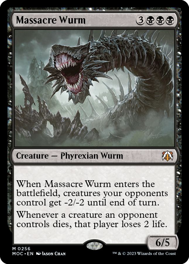 Massacre Wurm [March of the Machine Commander] | The Gaming-Verse