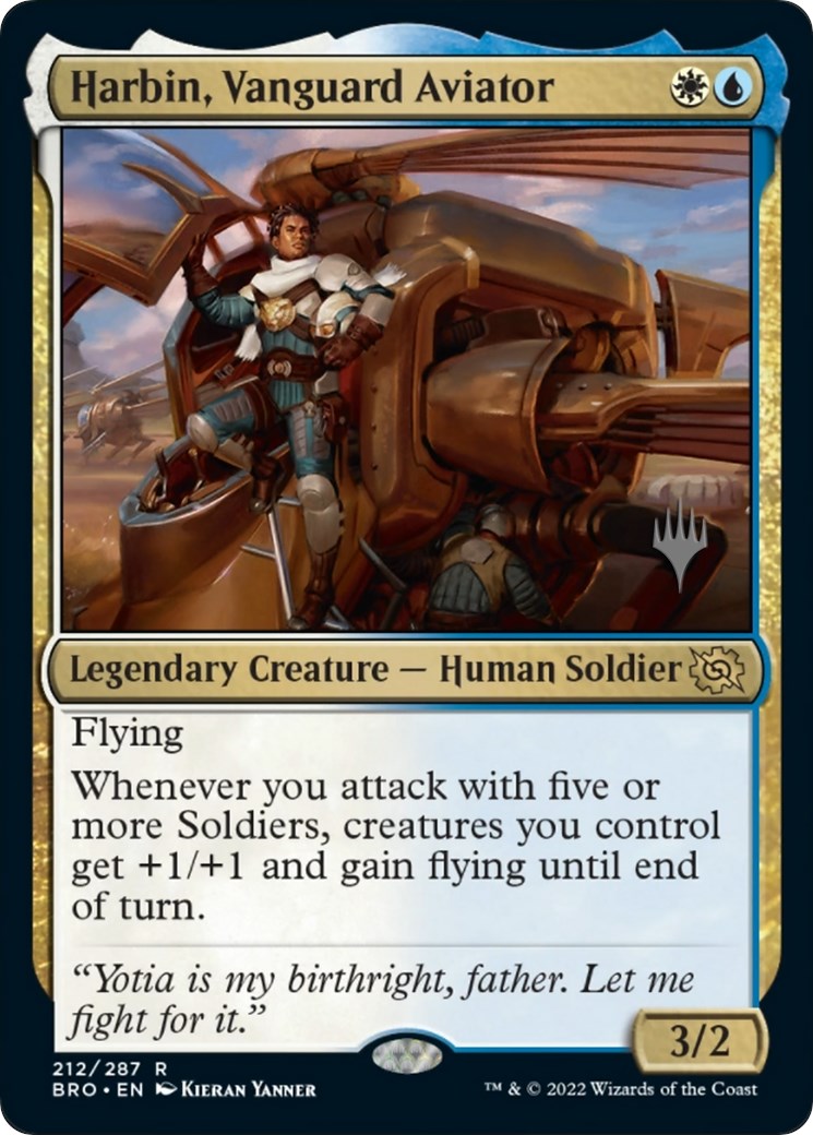 Harbin, Vanguard Aviator (Promo Pack) [The Brothers' War Promos] | The Gaming-Verse