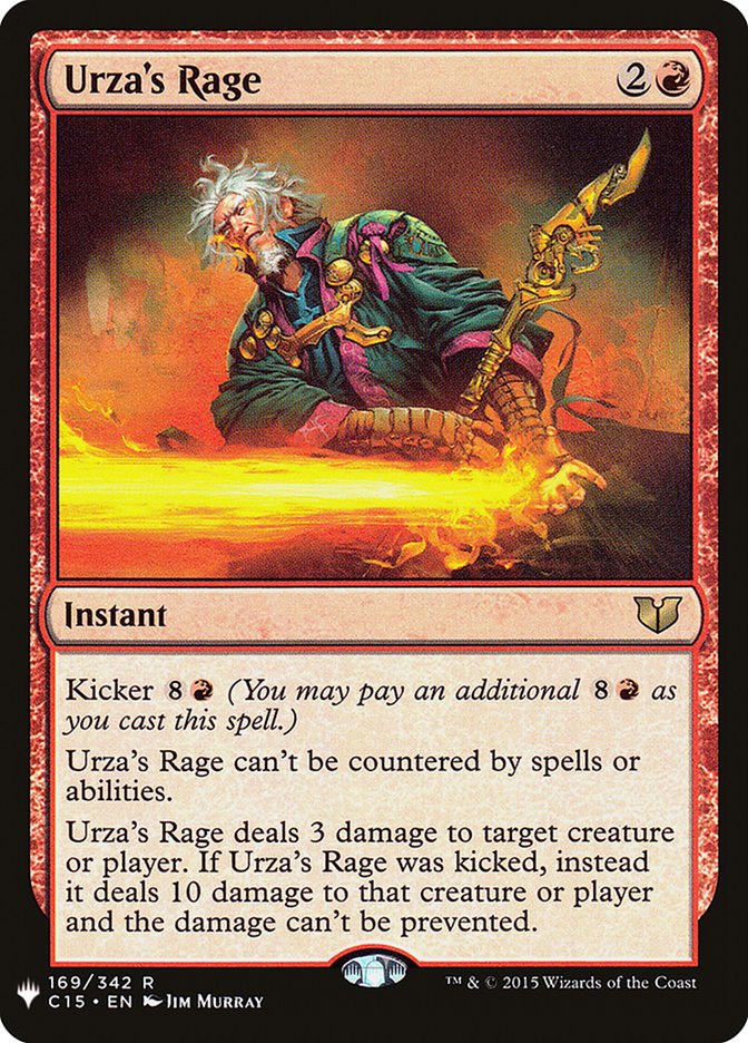 Urza's Rage [The List] | The Gaming-Verse