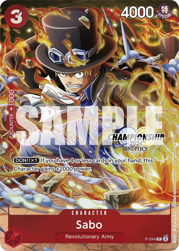 Sabo (CS 2024 Event Pack Finalist) [One Piece Promotion Cards] | The Gaming-Verse