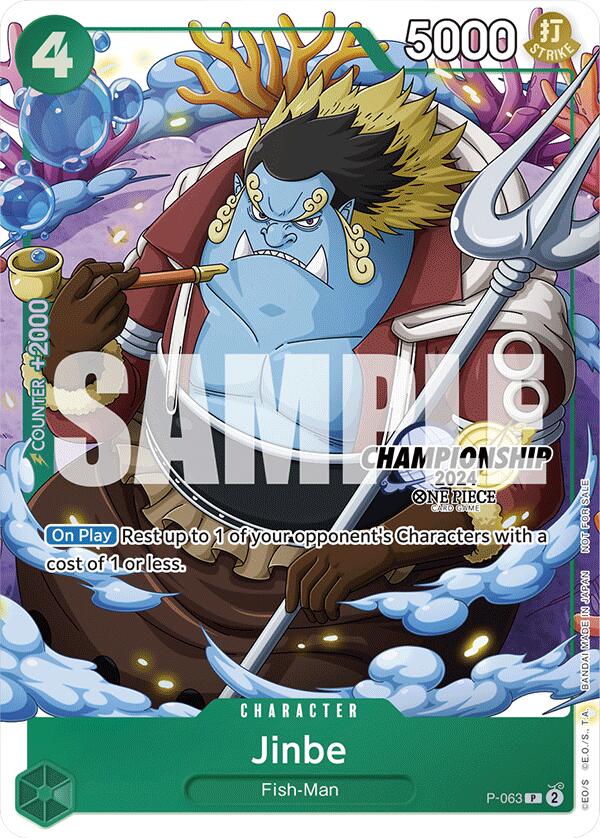 Jinbe (CS 2024 Event Pack Finalist) [One Piece Promotion Cards] | The Gaming-Verse