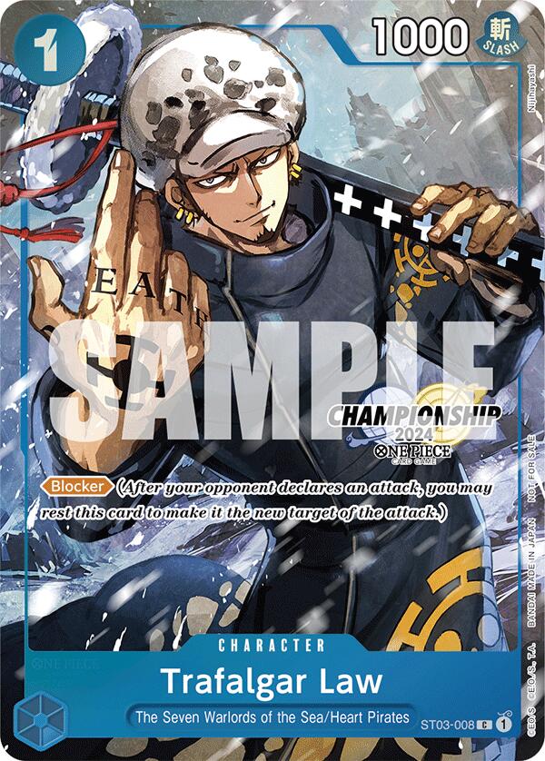 Trafalgar Law (ST03-008) (CS 2024 Event Pack Finalist) [One Piece Promotion Cards] | The Gaming-Verse