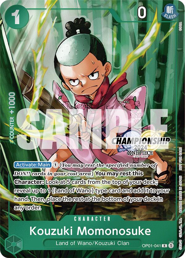 Kouzuki Momonosuke (CS 2024 Celebration Pack) [One Piece Promotion Cards] | The Gaming-Verse