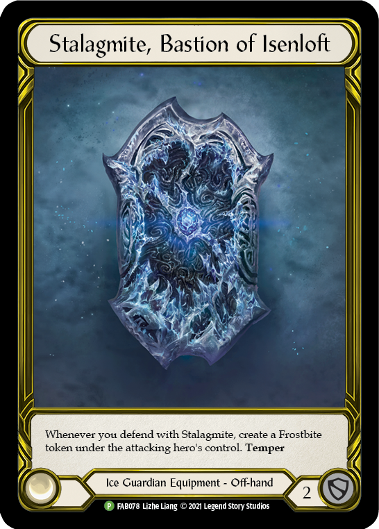 Stalagmite, Bastion of Isenloft (Golden) [FAB078] (Promo)  Cold Foil | The Gaming-Verse