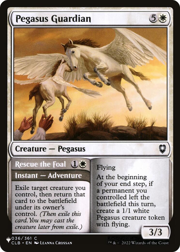 Pegasus Guardian [The List Reprints] | The Gaming-Verse