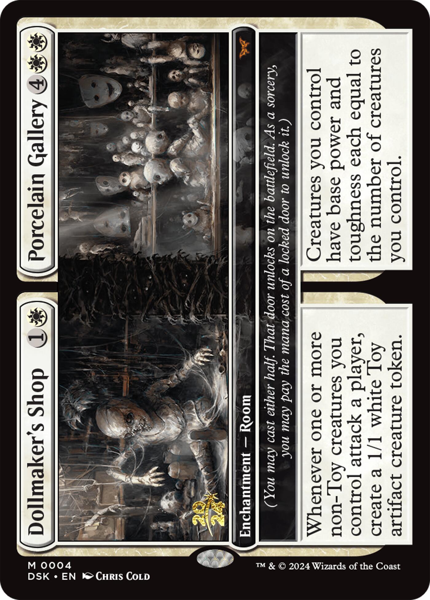 Dollmaker's Shop // Porcelain Gallery [Duskmourn: House of Horror Prerelease Cards] | The Gaming-Verse