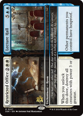 Restricted Office // Lecture Hall [Duskmourn: House of Horror Prerelease Cards] | The Gaming-Verse