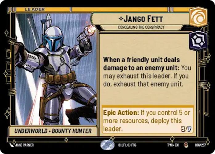 Jango Fett - Concealing the Conspiracy (016/257) [Twilight of the Republic] | The Gaming-Verse