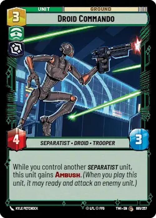 Droid Commando (081/257) [Twilight of the Republic] | The Gaming-Verse