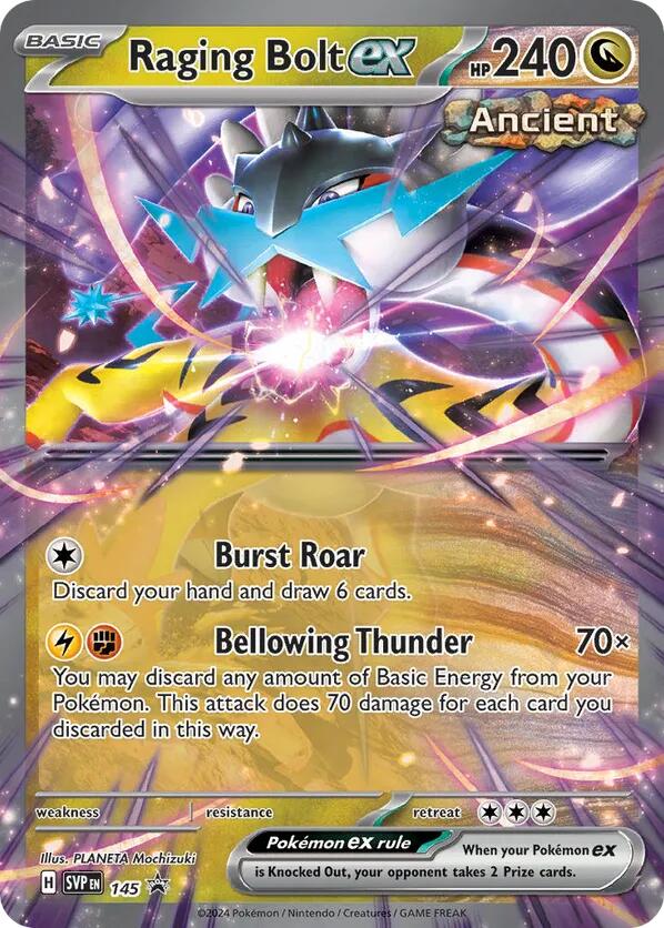 Raging Bolt ex (145) [SV: Scarlet & Violet Promo Cards] | The Gaming-Verse