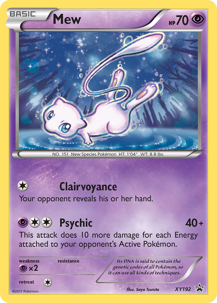 Mew (XY192) [XY: Black Star Promos] | The Gaming-Verse