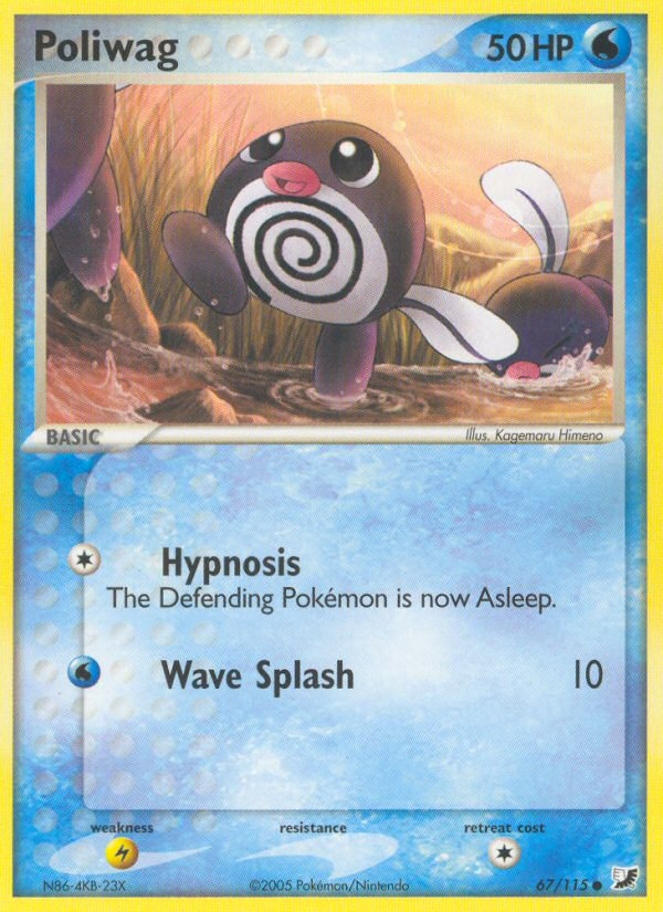 Poliwag (67/115) [EX: Unseen Forces] | The Gaming-Verse