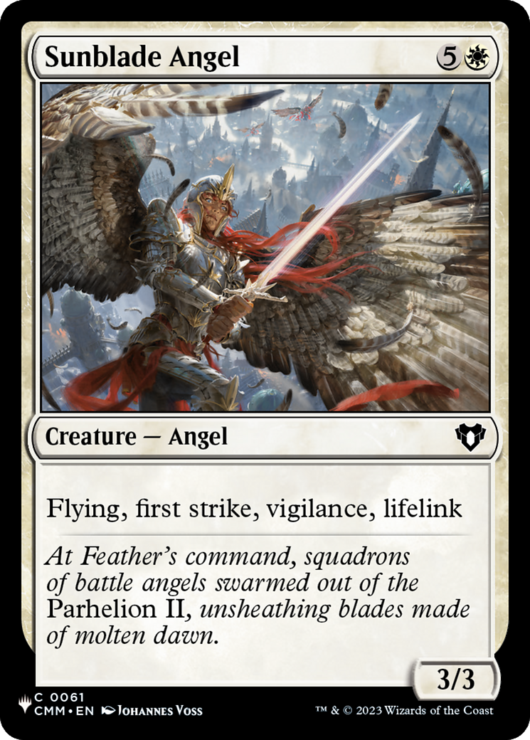 Sunblade Angel [The List Reprints] | The Gaming-Verse