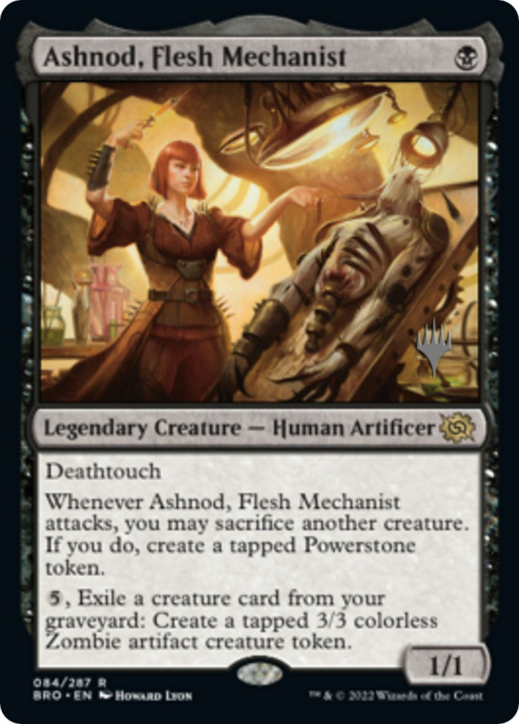 Ashnod, Flesh Mechanist (Promo Pack) [The Brothers' War Promos] | The Gaming-Verse