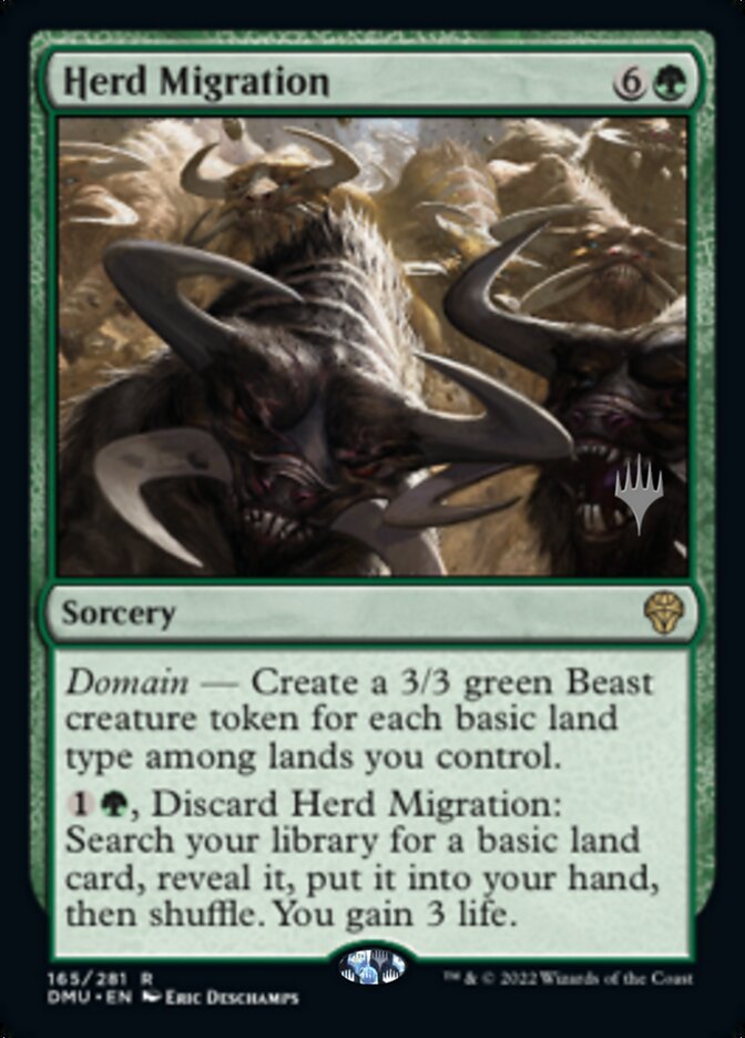 Herd Migration (Promo Pack) [Dominaria United Promos] | The Gaming-Verse