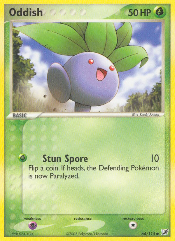 Oddish (64/115) [EX: Unseen Forces] | The Gaming-Verse