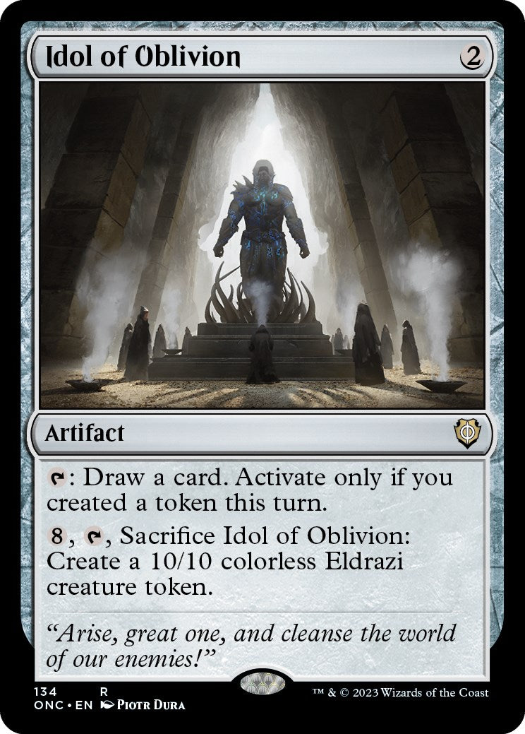 Idol of Oblivion [Phyrexia: All Will Be One Commander] | The Gaming-Verse