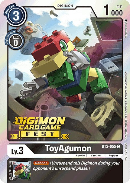 ToyAgumon [BT2-055] (Digimon Card Game Fest 2022) [Release Special Booster Promos] | The Gaming-Verse