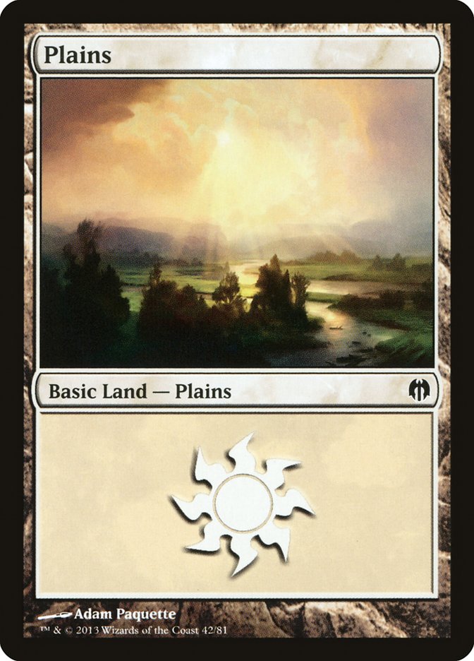 Plains (42) [Duel Decks: Heroes vs. Monsters] | The Gaming-Verse