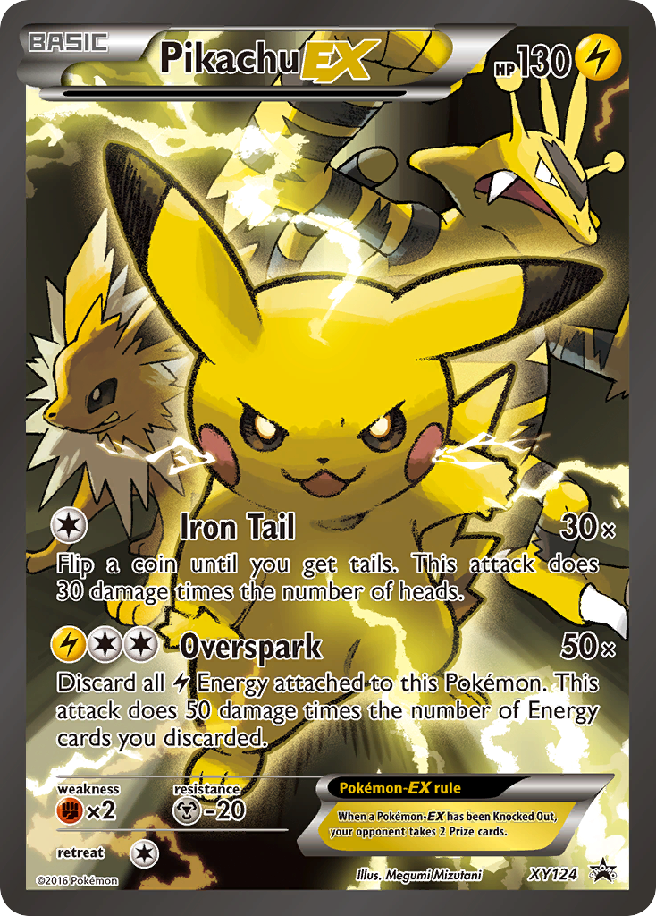 Pikachu EX (XY124) [XY: Black Star Promos] | The Gaming-Verse